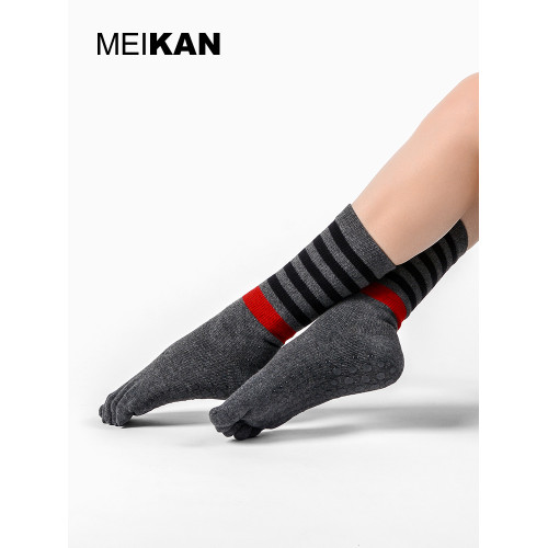 MEIKAN美看專業瑜珈襪子中筒襪防滑襪運動風長筒襪五指襪普拉提襪 MEIKAN美看專業瑜珈襪子中筒襪防滑襪運動風長筒襪五指襪普拉提襪