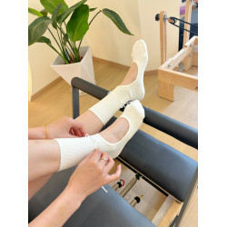 miu系芭蕾風瑜珈襪普拉提防滑襪女中筒瑜珈襪春夏秋日系可愛潮襪