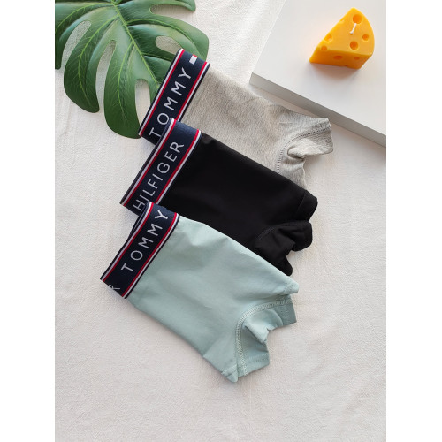 女士滿2條潮牌中性寬邊純棉舒適休閒三角四角運動大碼LE內褲