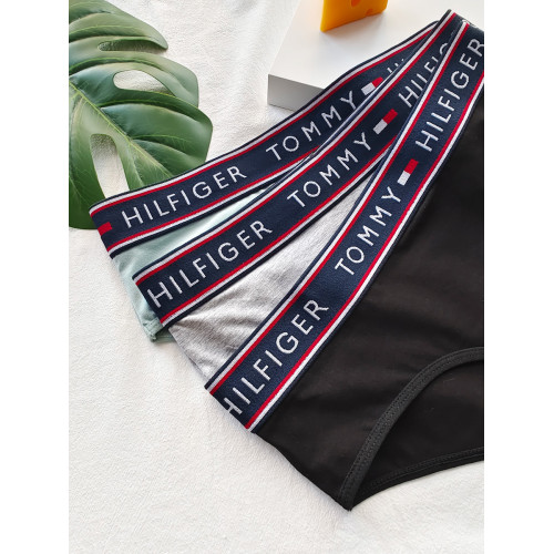 女士滿2條潮牌中性寬邊純棉舒適休閒三角四角運動大碼LE內褲