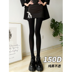 蔣大貓30D微透壓力顯瘦腿加厚黑色透肉絲襪連褲襪40D黑絲秋冬款