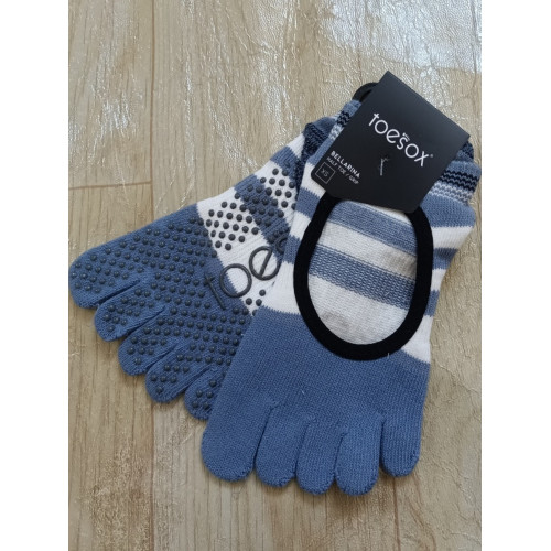 toesox五指普拉提襪子跳操瑜珈襪 專業舞蹈襪健身襪膠點防滑襪女