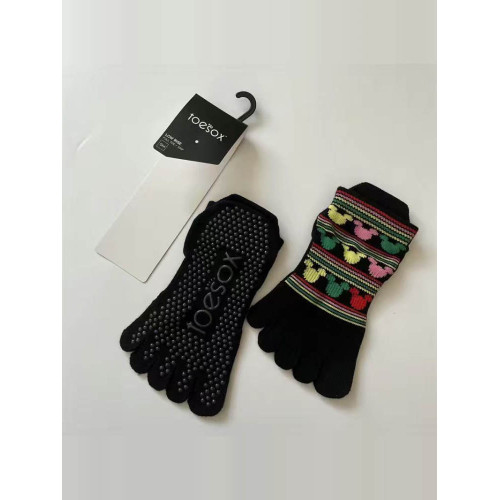 toesox五指普拉提襪子跳操瑜珈襪 專業舞蹈襪健身襪膠點防滑襪女 toesox五指普拉提襪子跳操瑜珈襪 專業舞蹈襪健身襪膠點防滑襪女