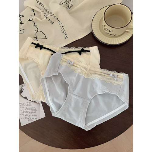 白茶少女~女生甜美蕾絲三角褲純欲內褲女士純棉7a級抗菌2025新款 白茶少女~女生甜美蕾絲三角褲純欲內褲女士純棉7a級抗菌2025新款