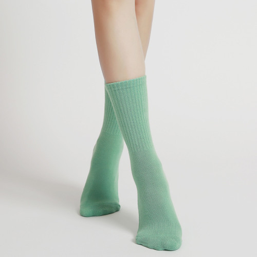 春夏瑜珈襪子防滑專業女中筒圓頭秋冬普拉提純棉室內專用瑜珈襪 春夏瑜珈襪子防滑專業女中筒圓頭秋冬普拉提純棉室內專用瑜珈襪