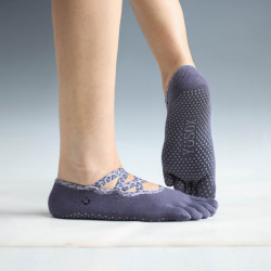 yusox兒童瑜珈五指襪小碼防滑舞蹈襪分趾耐磨點膠室內運動襪大童