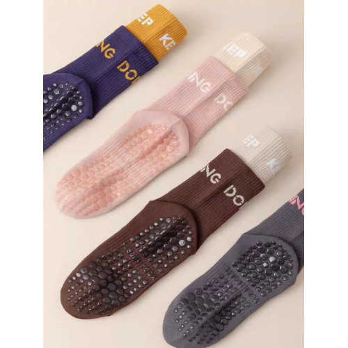 IuIu yogo瑜珈襪子女士防滑拼色中筒襪室內健身普拉提訓練運動襪 IuIu yogo瑜珈襪子女士防滑拼色中筒襪室內健身普拉提訓練運動襪