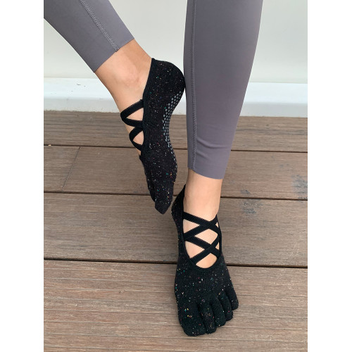 美看專業瑜珈襪子夏季五指襪舞蹈防滑蹦床襪普拉提室內健身跳繩襪