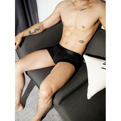 2條裝男士內褲 莫代爾平角修身性感透氣純色青潮年四角短褲頭 2條裝男士內褲 莫代爾平角修身性感透氣純色青潮年四角短褲頭