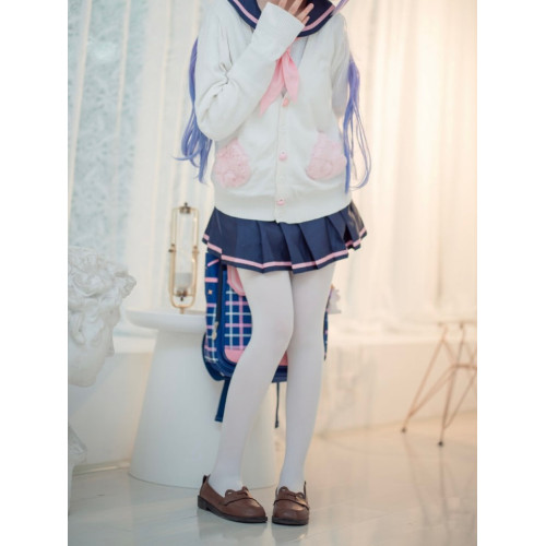 PAPIlove厚白美學白絲連褲襪jk不透肉秋冬加絨外穿打底襪 PAPIlove厚白美學白絲連褲襪jk不透肉秋冬加絨外穿打底襪