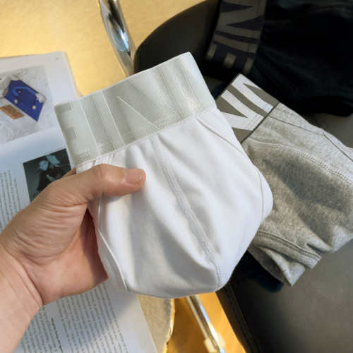 3條男士三角內褲男純棉舒適透氣U囊袋日系純白色寬邊簡約三角短褲 3條男士三角內褲男純棉舒適透氣U囊袋日系純白色寬邊簡約三角短褲