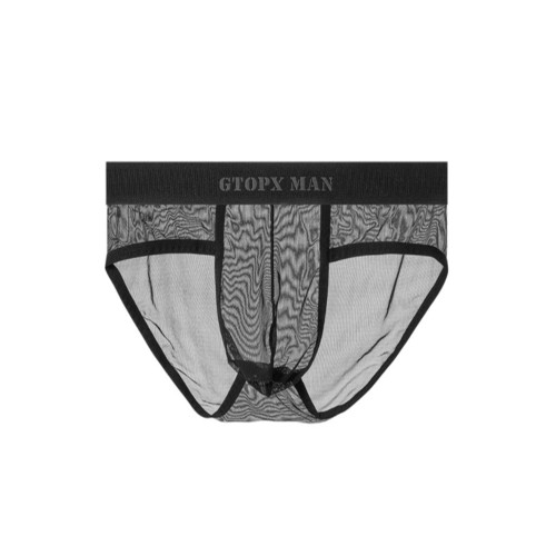 男士內褲2025新款冰絲 無痕三角低腰性感超薄U凸囊袋網紗蕾絲內褲 男士內褲2025新款冰絲 無痕三角低腰性感超薄U凸囊袋網紗蕾絲內褲