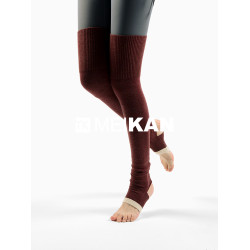 MEIKAN美看專業瑜珈襪套過膝長筒襪運動女加長堆堆襪護腿護膝襪長