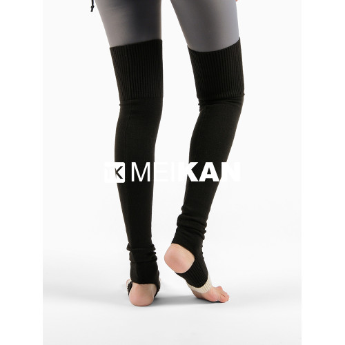 MEIKAN美看專業瑜珈襪套過膝長筒襪運動女加長堆堆襪護腿護膝襪長