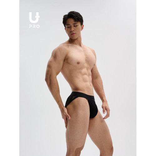 UPRO柚璞男士高開叉蕾絲高彈三角內褲黑白內衣 UPRO柚璞男士高開叉蕾絲高彈三角內褲黑白內衣