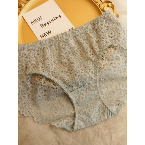 推薦 性感全蕾絲內褲女 中高腰大碼舒適無痕包臀胖女士三角褲透氣 推薦 性感全蕾絲內褲女 中高腰大碼舒適無痕包臀胖女士三角褲透氣