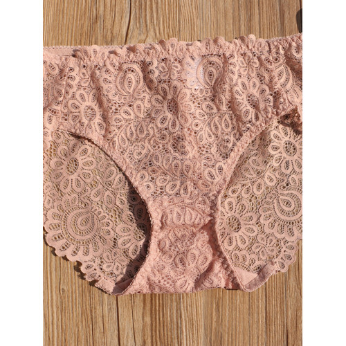 推薦 性感全蕾絲內褲女 中高腰大碼舒適無痕包臀胖女士三角褲透氣 推薦 性感全蕾絲內褲女 中高腰大碼舒適無痕包臀胖女士三角褲透氣