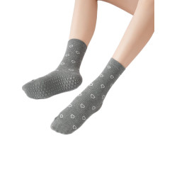 XY0864花色折釦壓力款瑜珈襪韓系學院風普拉提運動襪防滑經典百搭