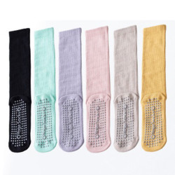 瑜珈襪子防滑專業女長筒室內瑜珈防滑襪健身地板襪成人普拉提襪子