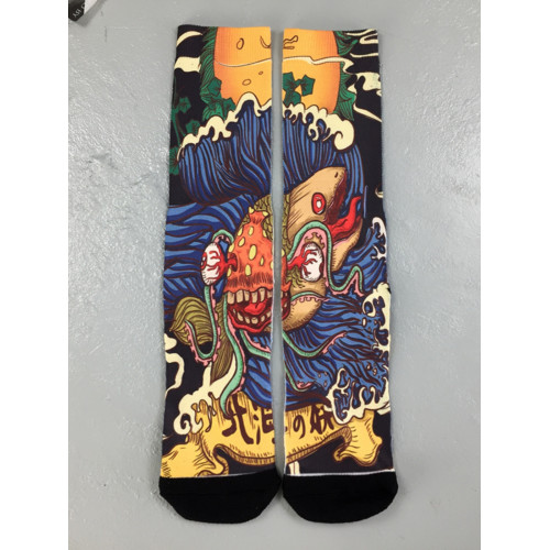 印花襪新品日系浮世繪創意圖案潮流男女情侶潮襪毛巾底運動防臭襪 印花襪新品日系浮世繪創意圖案潮流男女情侶潮襪毛巾底運動防臭襪