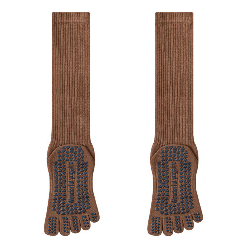 小魚加加專業瑜珈襪中筒五指分襪運動防滑地板襪室內健身普拉提襪 小魚加加專業瑜珈襪中筒五指分襪運動防滑地板襪室內健身普拉提襪