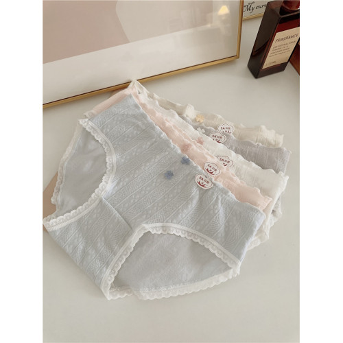 5條A類嬰兒棉白色內褲女純棉可愛少女生全棉襠抗菌三角褲2023新款 5條A類嬰兒棉白色內褲女純棉可愛少女生全棉襠抗菌三角褲2023新款