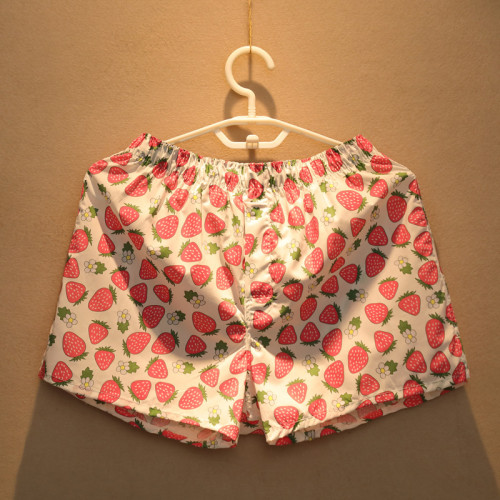 3條寬松男士內褲男純棉平角透氣阿羅褲居家休閒潮男睡褲四角短褲