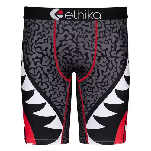 Ethika男士內褲冰絲加長褲衩子北美潮流個性印花運動男生四角短褲 Ethika男士內褲冰絲加長褲衩子北美潮流個性印花運動男生四角短褲