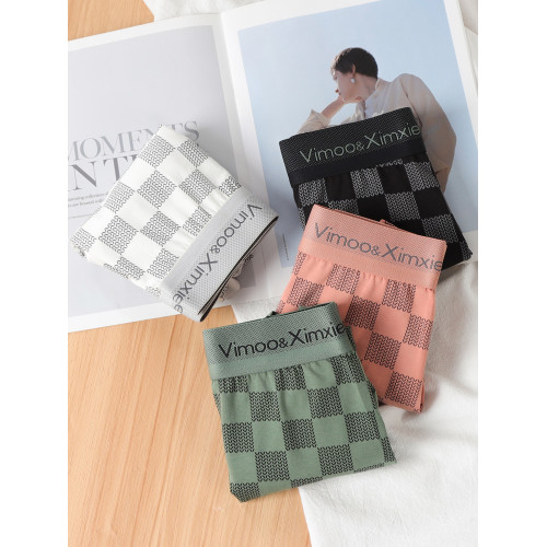 男士內褲男生莫代爾棉平角褲2025新款舒適透氣短褲頭四角寬松褲衩