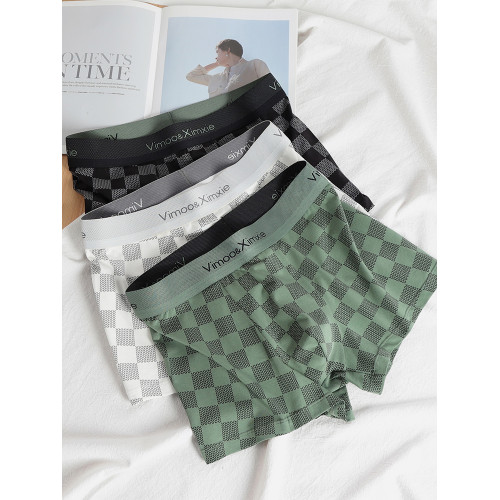 男士內褲男生莫代爾棉平角褲2025新款舒適透氣短褲頭四角寬松褲衩