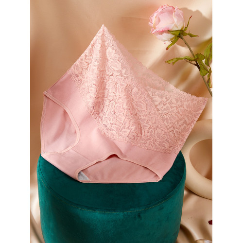 4條 高腰收腹內褲女生純棉蕾絲女士大碼全棉短褲收小肚子夏季薄款 4條 高腰收腹內褲女生純棉蕾絲女士大碼全棉短褲收小肚子夏季薄款