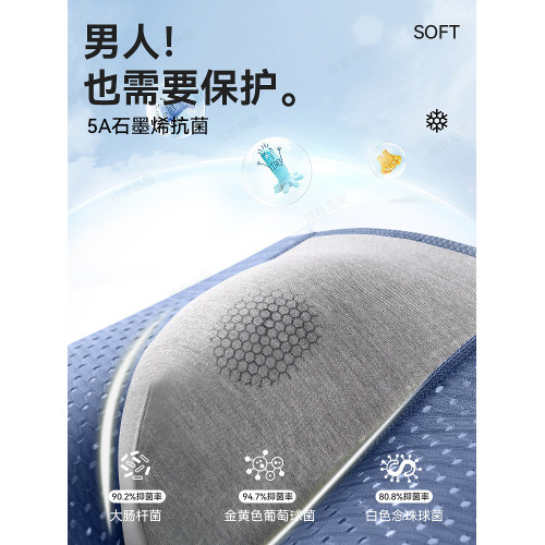 貓人冰絲男士內褲網孔透氣四角抗菌襠男生平角短褲衩夏季網眼薄款 貓人冰絲男士內褲網孔透氣四角抗菌襠男生平角短褲衩夏季網眼薄款