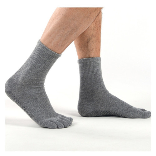 【Fivetoes】男士普拉提瑜珈襪五指防滑襪包指露趾包腳踝棉質 【Fivetoes】男士普拉提瑜珈襪五指防滑襪包指露趾包腳踝棉質