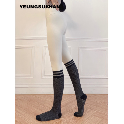 YEUNGSUKHAN/復古膝下襪 英倫學院風瑜珈襪 普拉提運動高彈防滑襪 YEUNGSUKHAN/復古膝下襪 英倫學院風瑜珈襪 普拉提運動高彈防滑襪