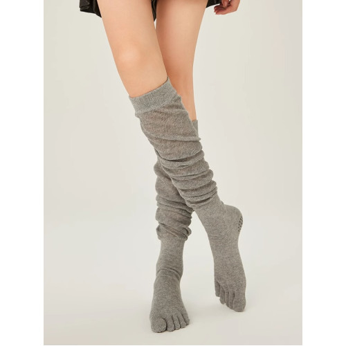 五指襪普拉提專用襪子瑜珈堆堆襪女過膝長襪室內運動防滑襪分趾襪 五指襪普拉提專用襪子瑜珈堆堆襪女過膝長襪室內運動防滑襪分趾襪
