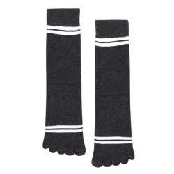 秋冬新品五指襪子男士純棉高筒加厚保暖吸汗分腳趾禮盒5雙裝