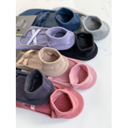 Oysho棉質運動防滑瑜珈普拉提船襪防滑純色地板襪西班牙2雙裝淺口