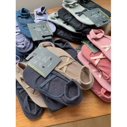 Oysho棉質運動防滑瑜珈普拉提船襪防滑純色地板襪西班牙2雙裝淺口 Oysho棉質運動防滑瑜珈普拉提船襪防滑純色地板襪西班牙2雙裝淺口