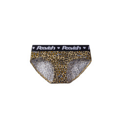 霹危斯PEEVISH卡通可愛情侶抗菌純棉豹紋平角內褲男生女三角內褲