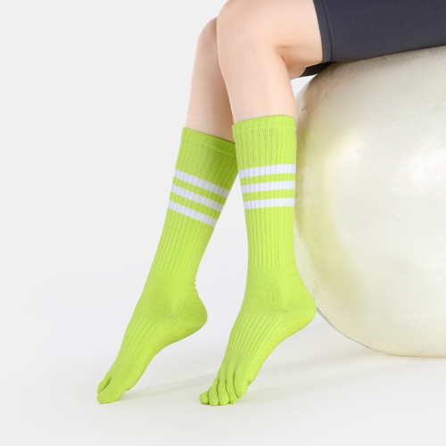 【Fivetoes】新品專業高級五趾中筒防滑襪瑜珈普拉提襪女士棉 【Fivetoes】新品專業高級五趾中筒防滑襪瑜珈普拉提襪女士棉