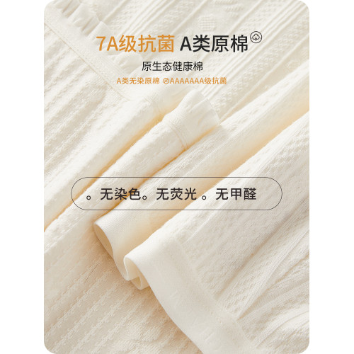 內褲女士2025新款純棉抗菌全棉檔透氣中腰新疆棉白色女生三角短褲 內褲女士2025新款純棉抗菌全棉檔透氣中腰新疆棉白色女生三角短褲