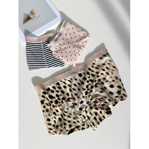 法國年奶絲冰絲莫代爾棉條紋印花女平角T中性無痕四角內褲女潮款 法國年奶絲冰絲莫代爾棉條紋印花女平角T中性無痕四角內褲女潮款