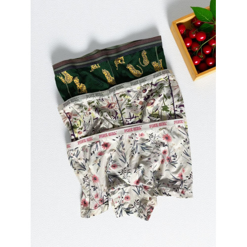 法國年奶絲冰絲莫代爾棉條紋印花女平角T中性無痕四角內褲女潮款 法國年奶絲冰絲莫代爾棉條紋印花女平角T中性無痕四角內褲女潮款