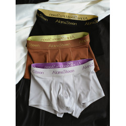 高檔男士內褲莫代爾棉短褲中腰無痕四角褲運動平角褲男生底褲男款