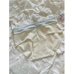 奶純棉花糖~10A抗菌純欲女款純棉內褲女生加長襠女士三角褲夏薄款