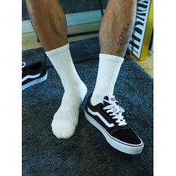 3雙裝巖也男士中筒襪純棉運動襪子男透氣防臭中幫毛圈厚unmadsier