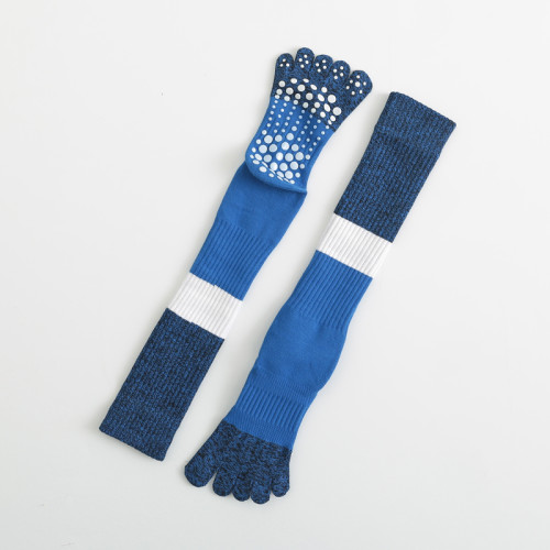 瑜珈襪子防滑專業女長筒秋冬初學者健身普拉提舞蹈運動五指襪 瑜珈襪子防滑專業女長筒秋冬初學者健身普拉提舞蹈運動五指襪