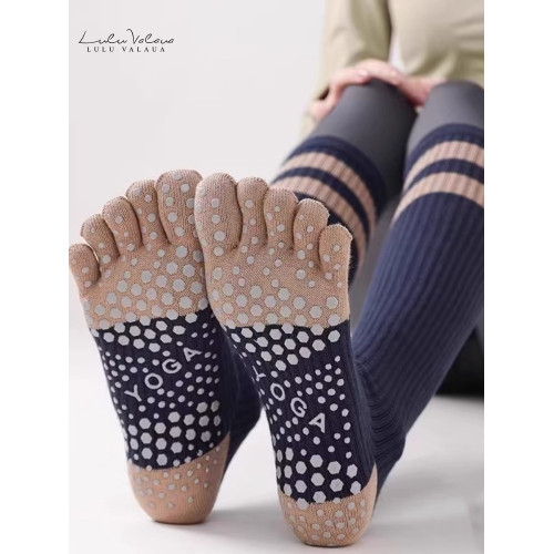 IuIu yogo長筒瑜珈襪防滑專業女五指壓力小腿襪室內普拉提襪子 IuIu yogo長筒瑜珈襪防滑專業女五指壓力小腿襪室內普拉提襪子