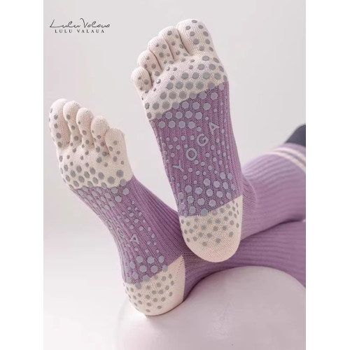 IuIu yogo長筒瑜珈襪防滑專業女五指壓力小腿襪室內普拉提襪子 IuIu yogo長筒瑜珈襪防滑專業女五指壓力小腿襪室內普拉提襪子