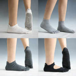 yusox瑜珈五指襪男防滑普拉提分趾襪室內運動襪拳擊大碼襪子吸汗